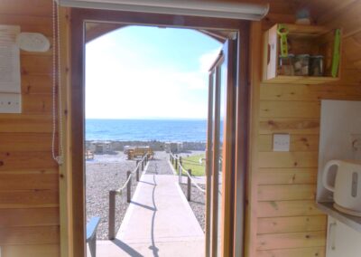 View from door